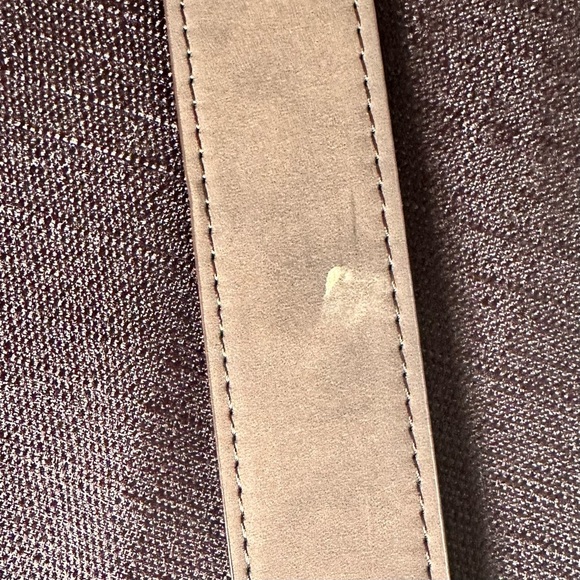 Men’s Aeropostale Faux Suede Brown Belt XL - Picture 4 of 5